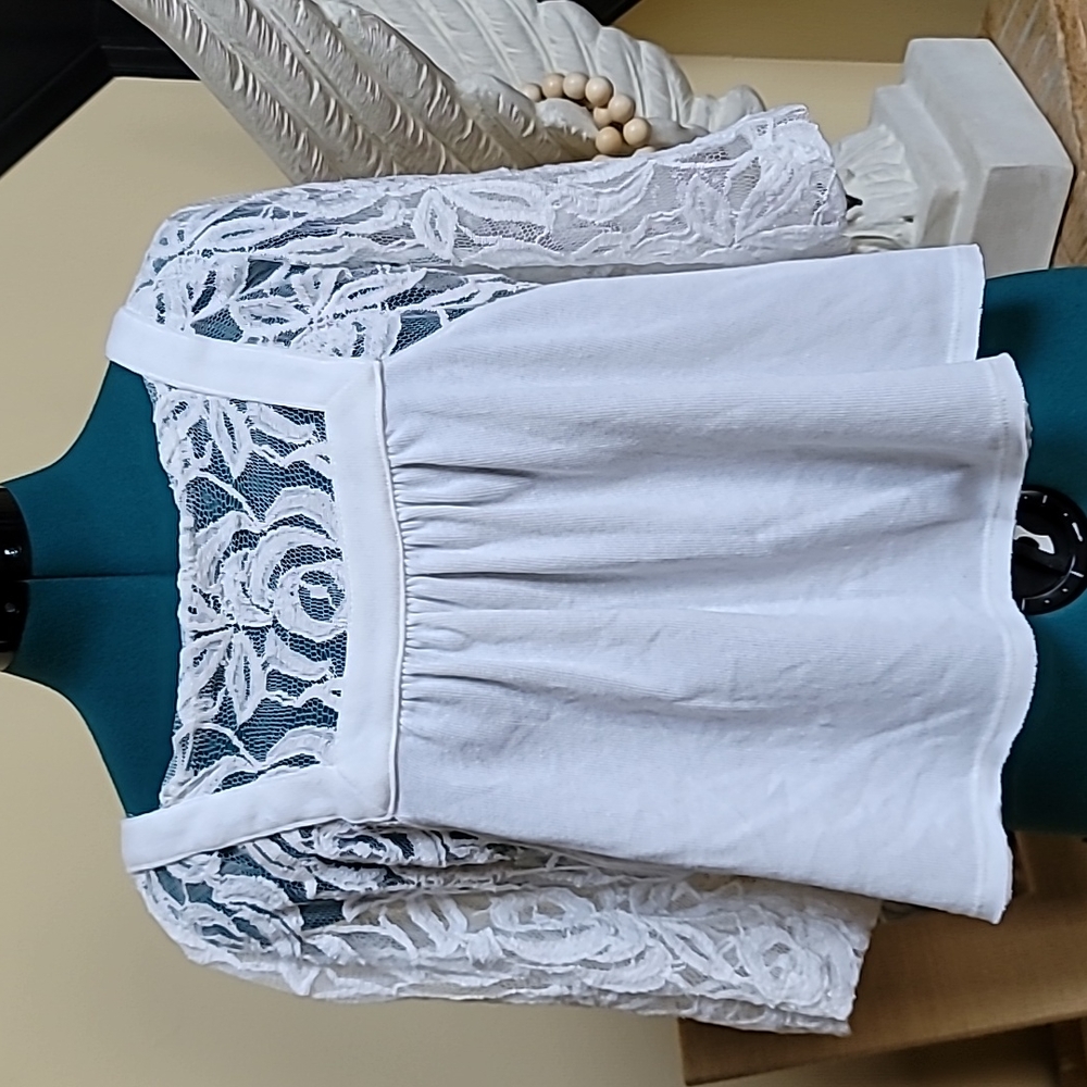 We The Free Lace Crop Top - SZ L